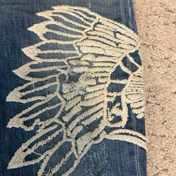 Allen B (Allen Schwartz) Y2K extremely rare “America” jeans size 27 - Picture 3 of 16